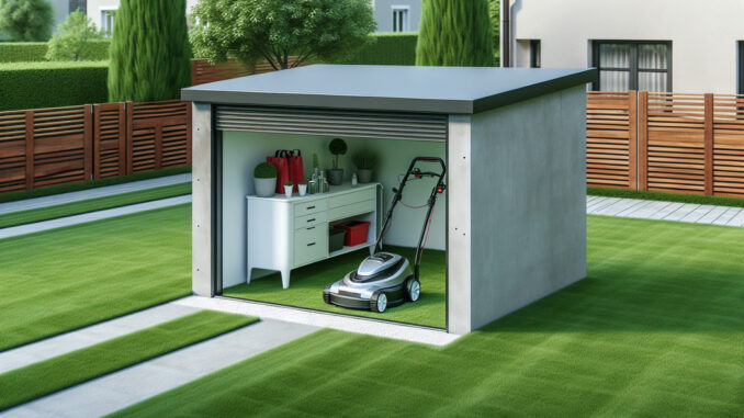 Mähroboter Garage – Schutz für Deinen Gartenhelfer