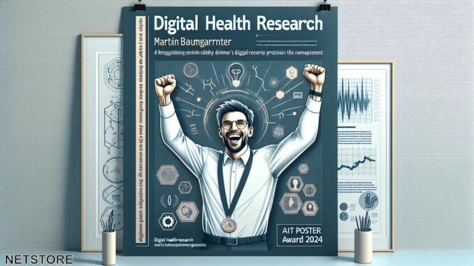 Digital Health Forscher Martin Baumgartner gewinnt den AIT Poster Award 2024